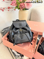 Minimalist Brown Leather Backpack | Small & Large Sizes 🤎
