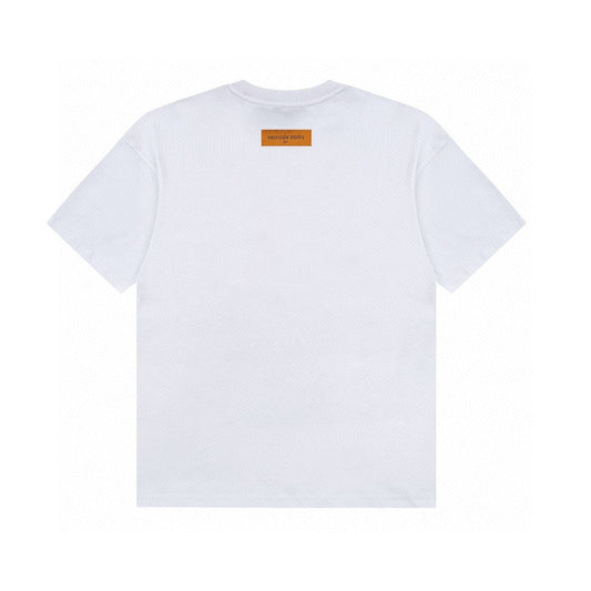 T-shirt imprimé à dégradé de couleurs