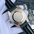Men’s Stainless Steel Automatic Dive Watch – 3-Color Dial Collection, Sport Rubber Strap, Classic Diver Style