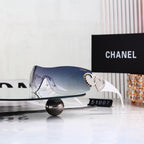 11 Color Y2K Rimless Wraparound Sunglasses - 51007