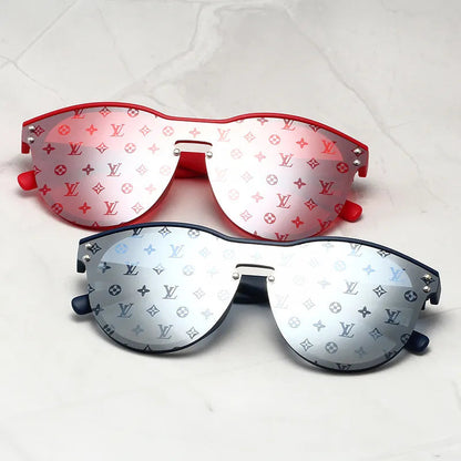 Oval Watermark Unisex Sunglasses