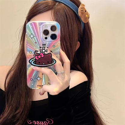 Bonita funda tipo atril de dibujos animados de láser