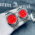 Men’s Stainless Steel Automatic Mechanical Watch – Colorful Dial Collection, Classic Luxury Style