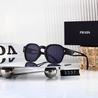 Polarized Sunglasses Personality Rivet Small Round Frame Sunglasses 3337