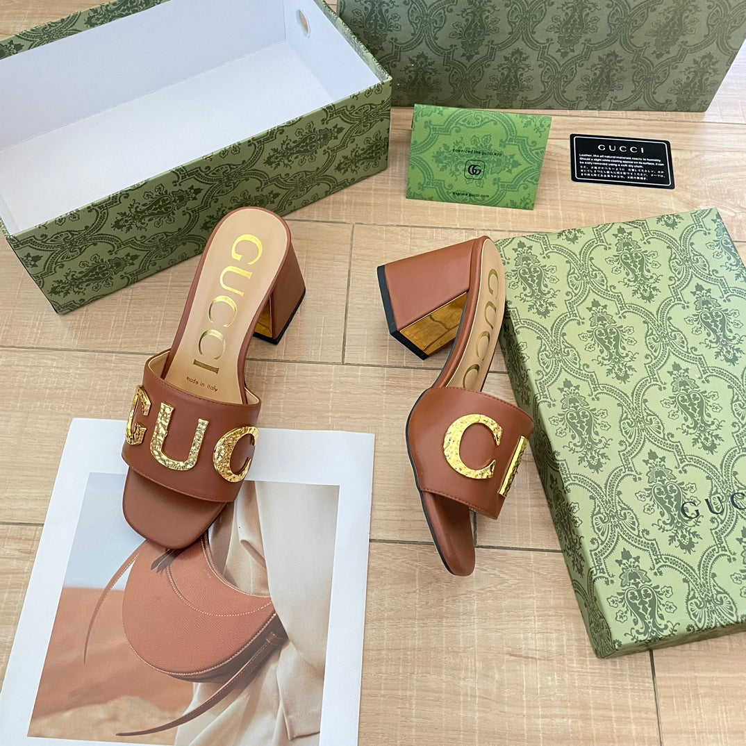 Retro Block Heel Sandals
