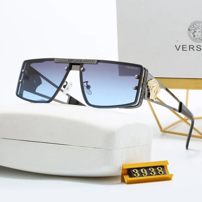 Lunettes de soleil de style européen et américain 2026 nouvelle mode, avec monture en métal 3938 (protection UV)
