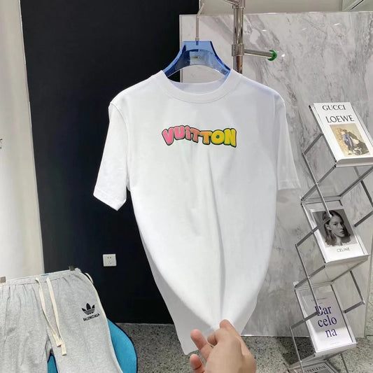 0528 T-shirt à logo imprimé recto-verso