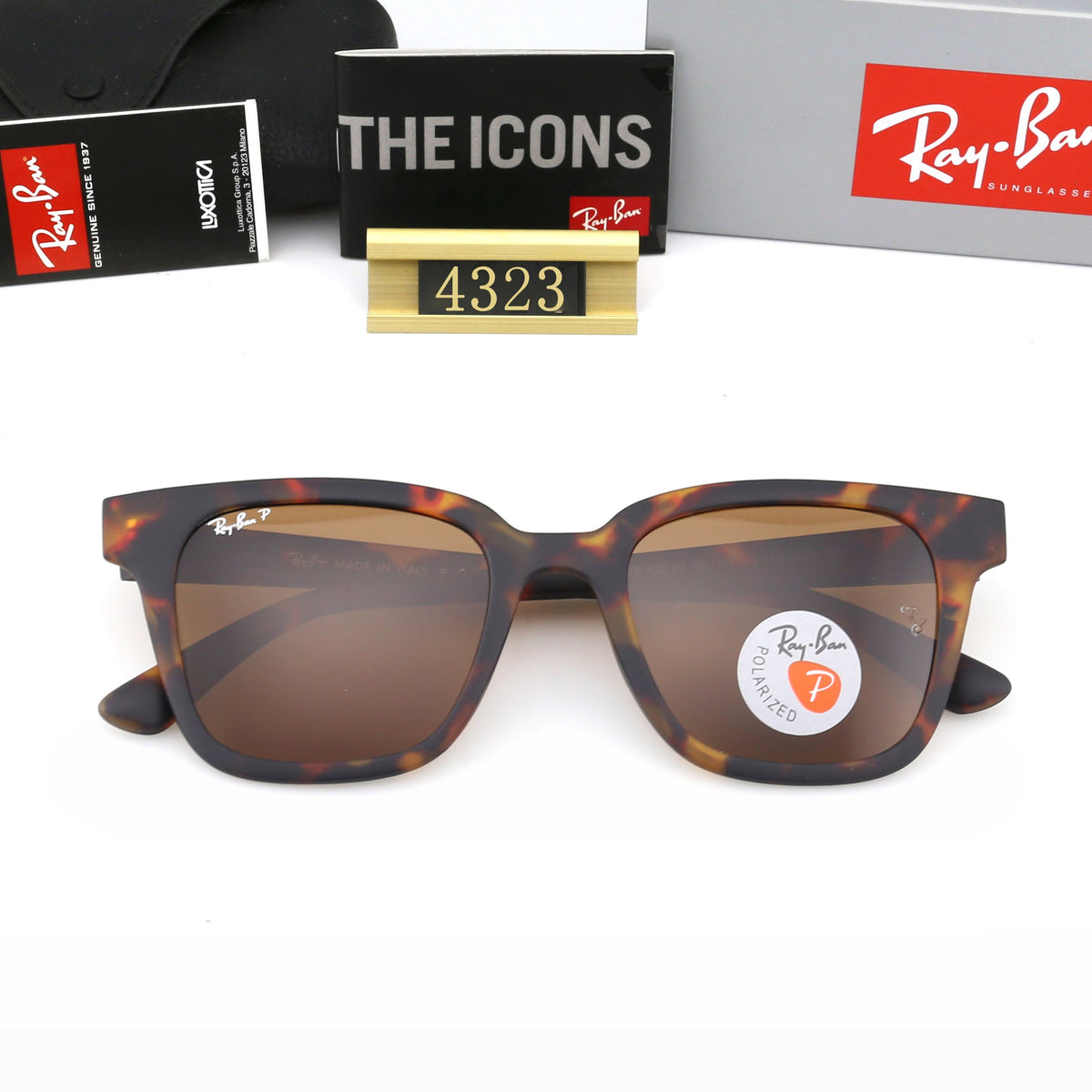Bold Square Frame Sunglasses - 4323