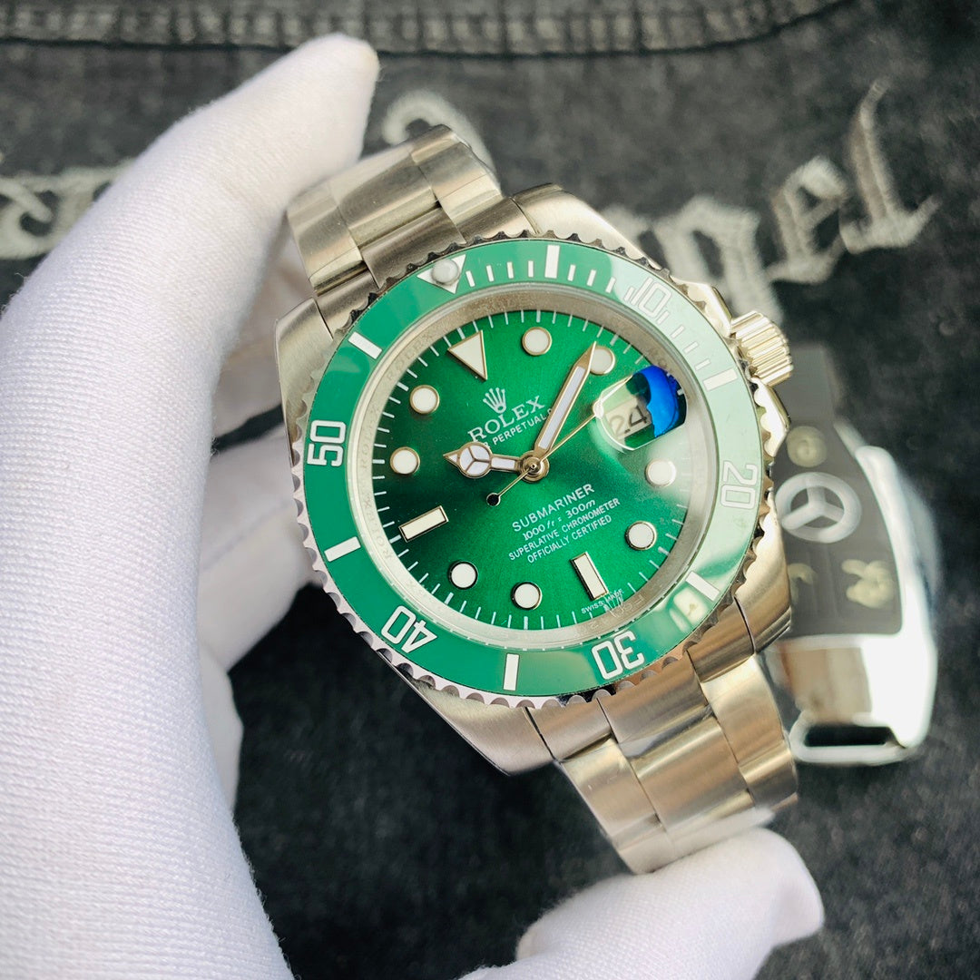 Premium Stainless Steel Mechanical Watch 3 Color Options Classic Sport Luxury Style