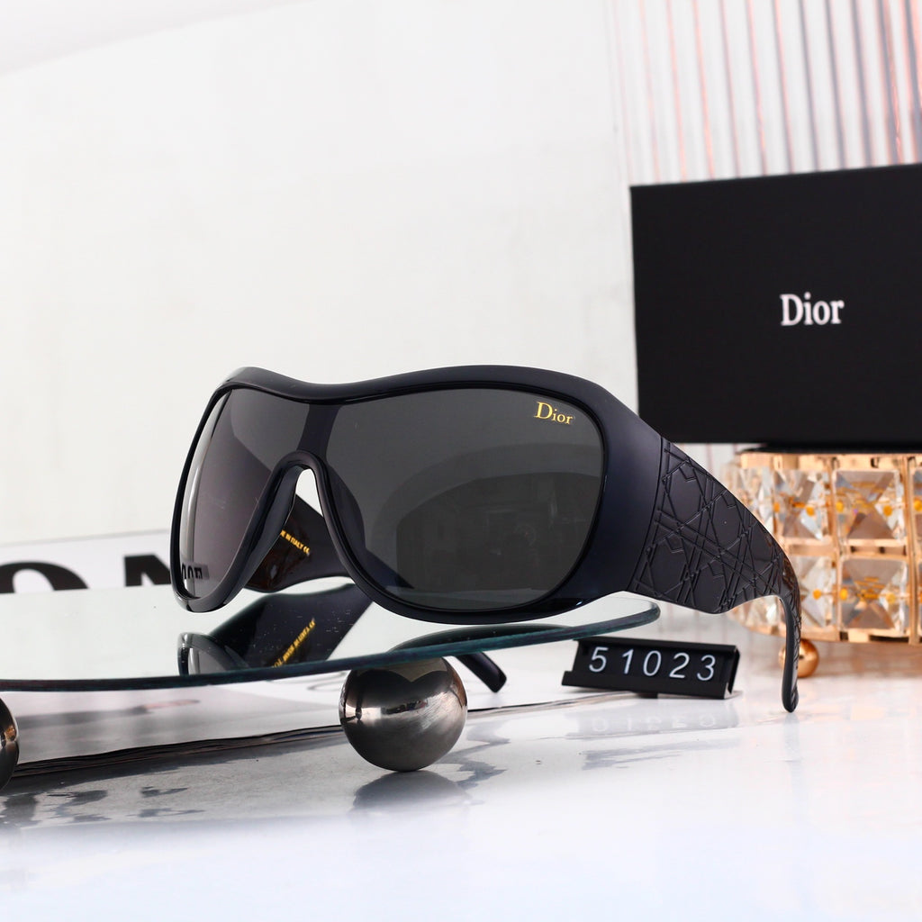 9 Color Futuristic Shield Sunglasses - 51023