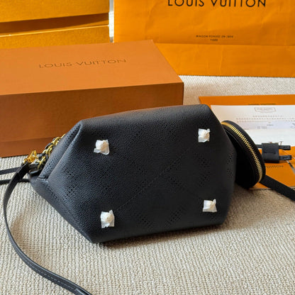 Sac seau creux gaufré avec cordon de serrage