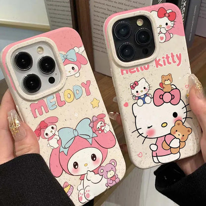 Funda biodegradable de dibujos animados bonitos