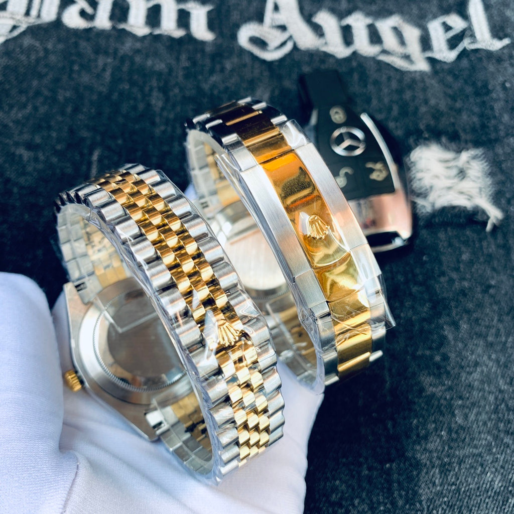 Premium Stainless Steel Mechanical Watch 7 Color Options Classic Luxury Style