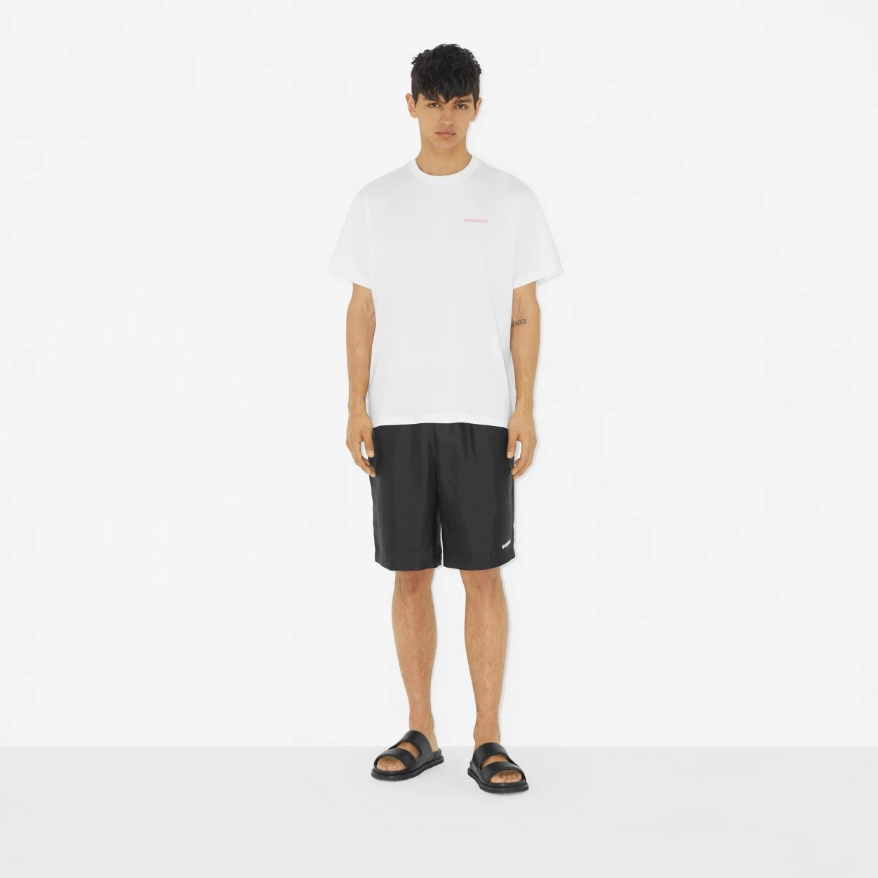 T-shirt en coton blason feuille de chêne