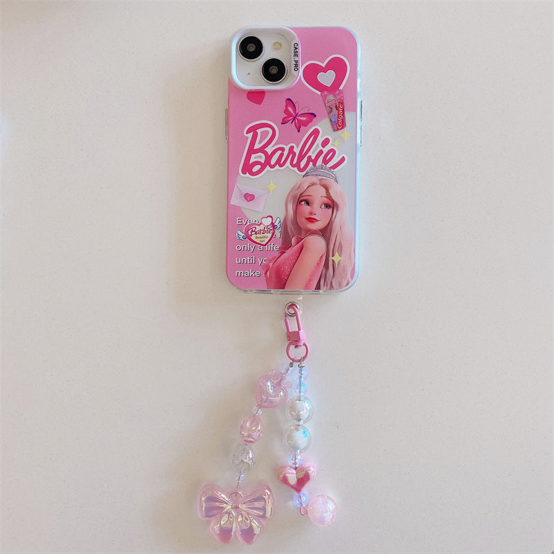 Bonita Funda con Colgante de Cortina de Cuentas de Princesa