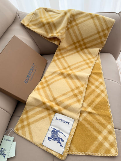 ✨ In Stock | 2025 New Year Hooded Checkered Wool Shawl – Elegant Blanket-Style Wrap