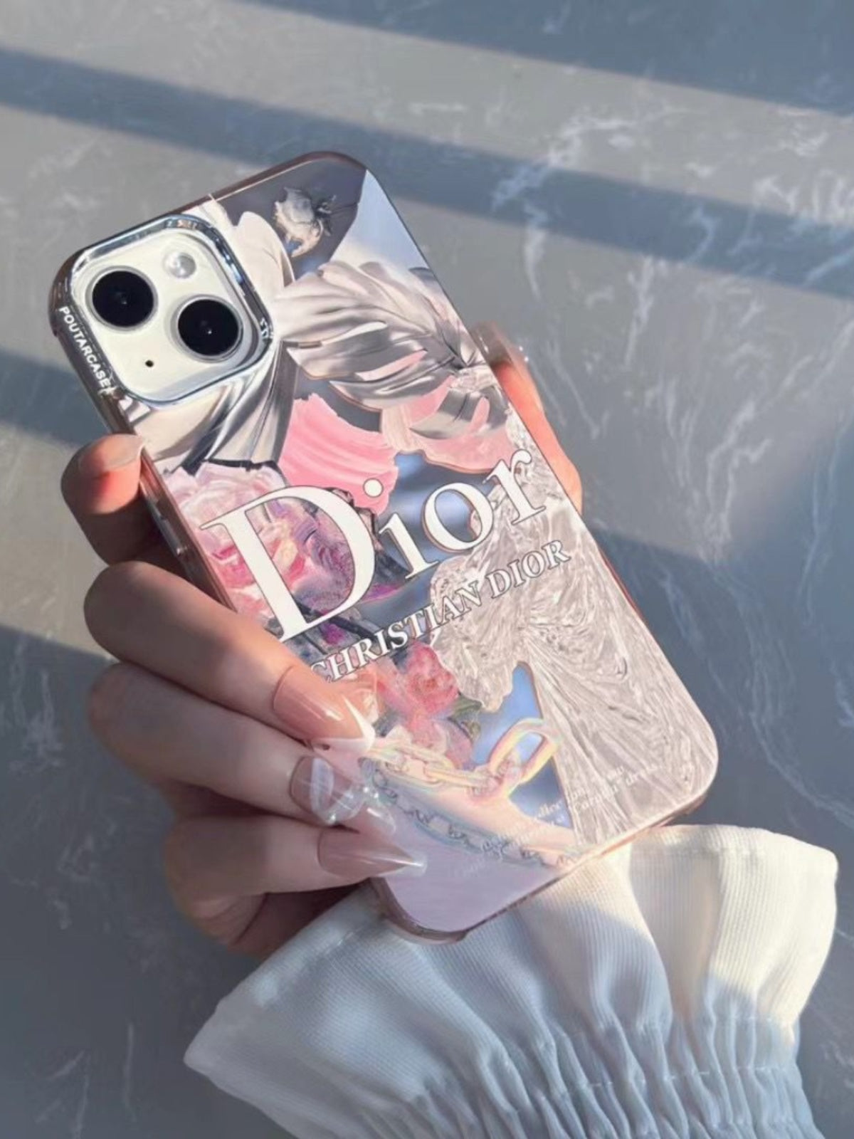 Funda de silicona con diseño de pintura al óleo mona