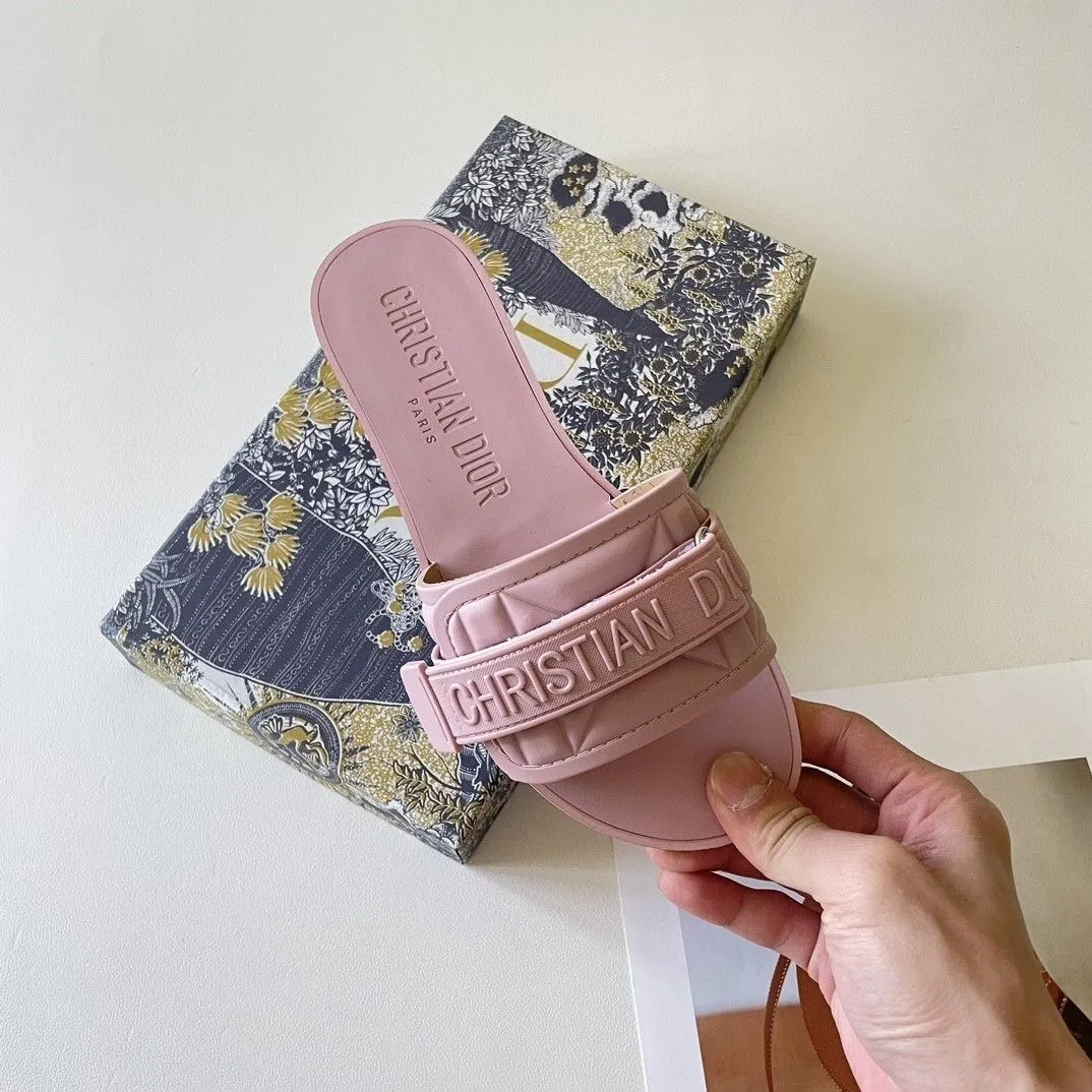 Solid Color Velcro Slippers