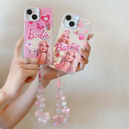 Bonita Funda con Colgante de Cortina de Cuentas de Princesa