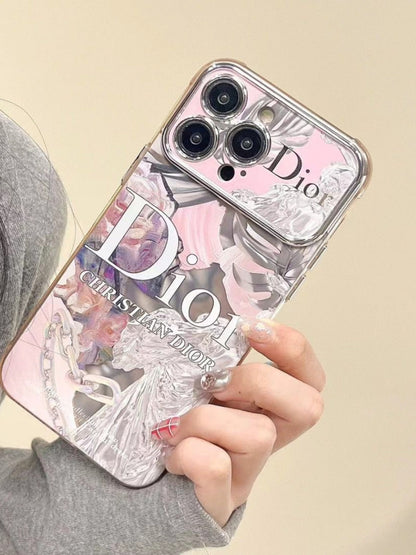 Funda de silicona con diseño de pintura al óleo mona