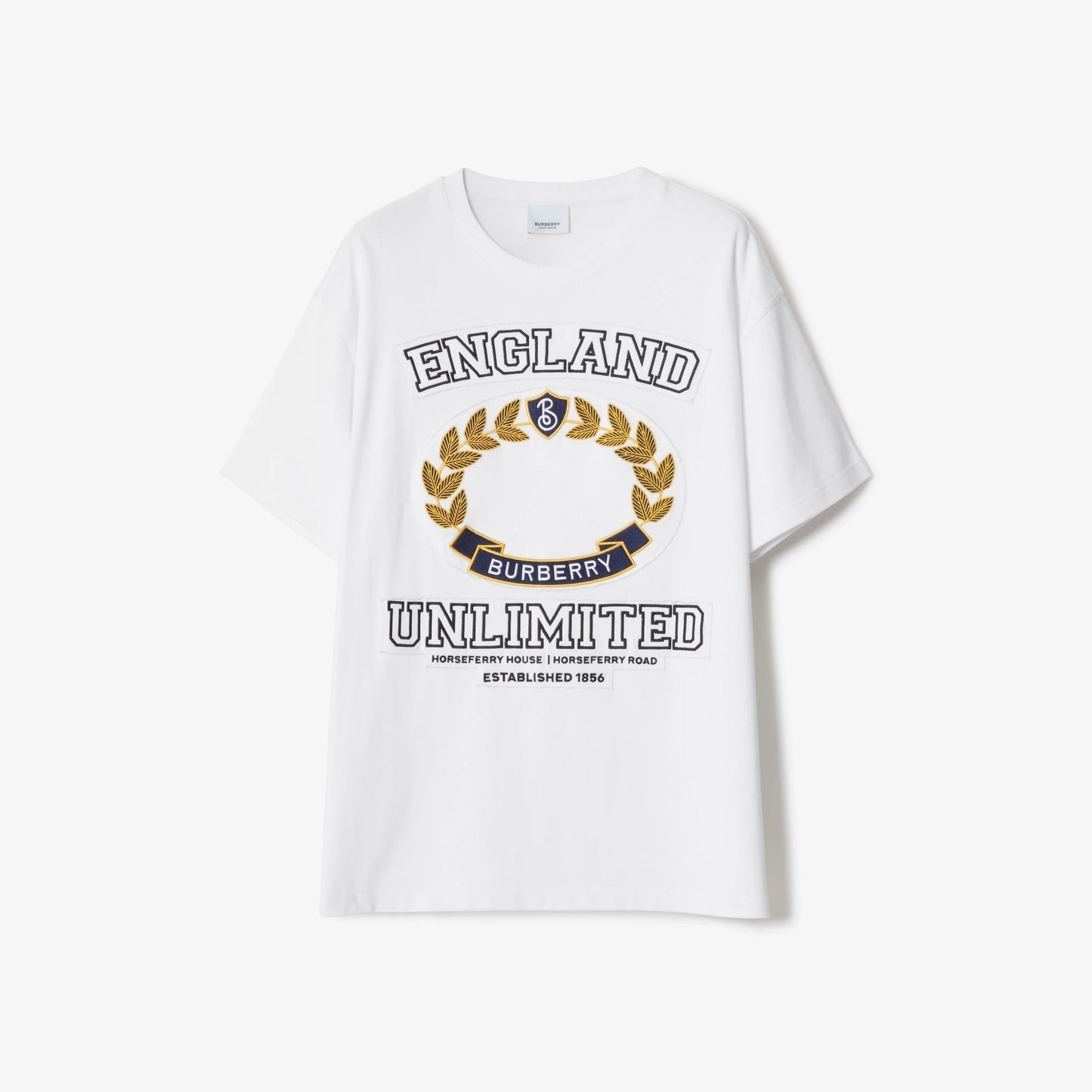 T-shirt en coton à motif universitaire