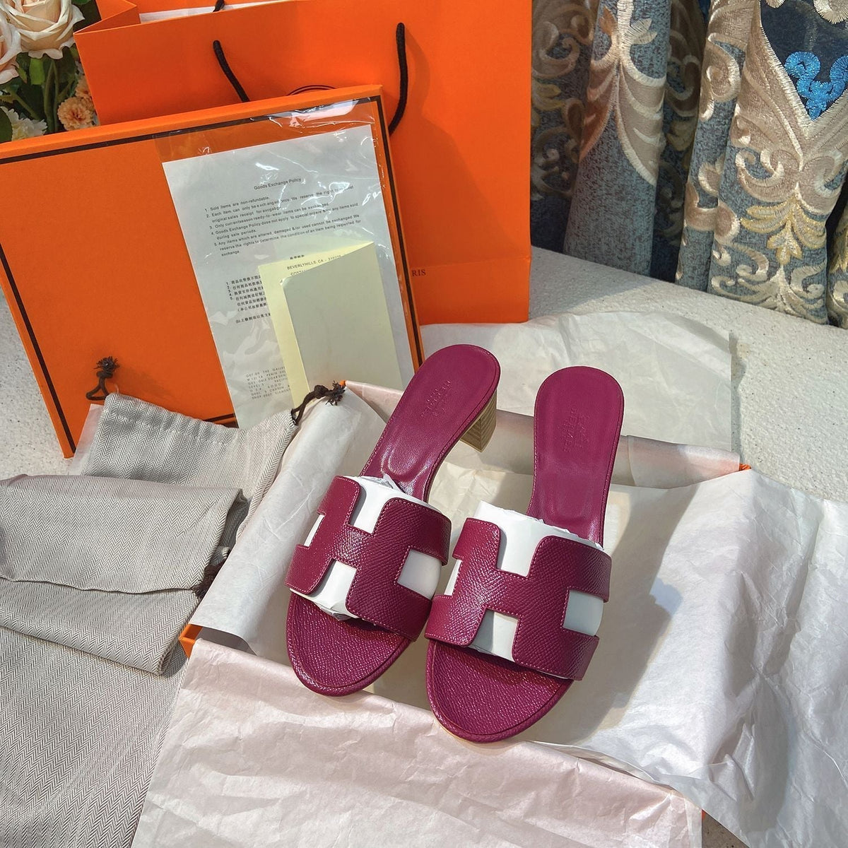 Classic H Heel Sandals