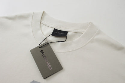 T-shirt à imprimé lettre simple