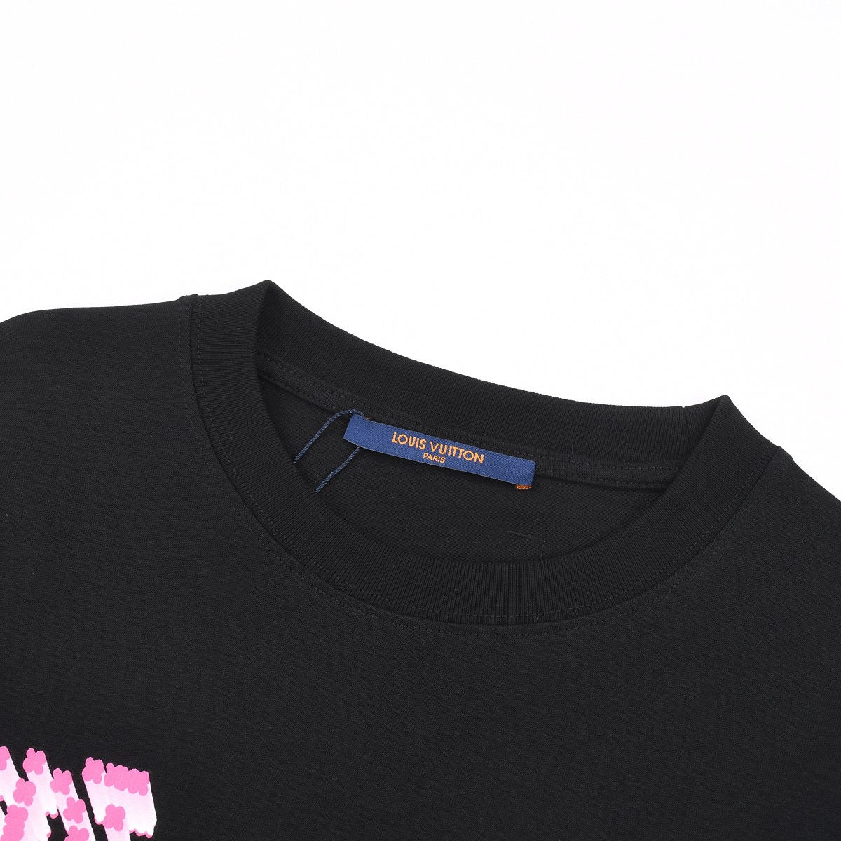 T-shirt rose imprimé classique