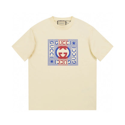 T-shirt imprimé carré