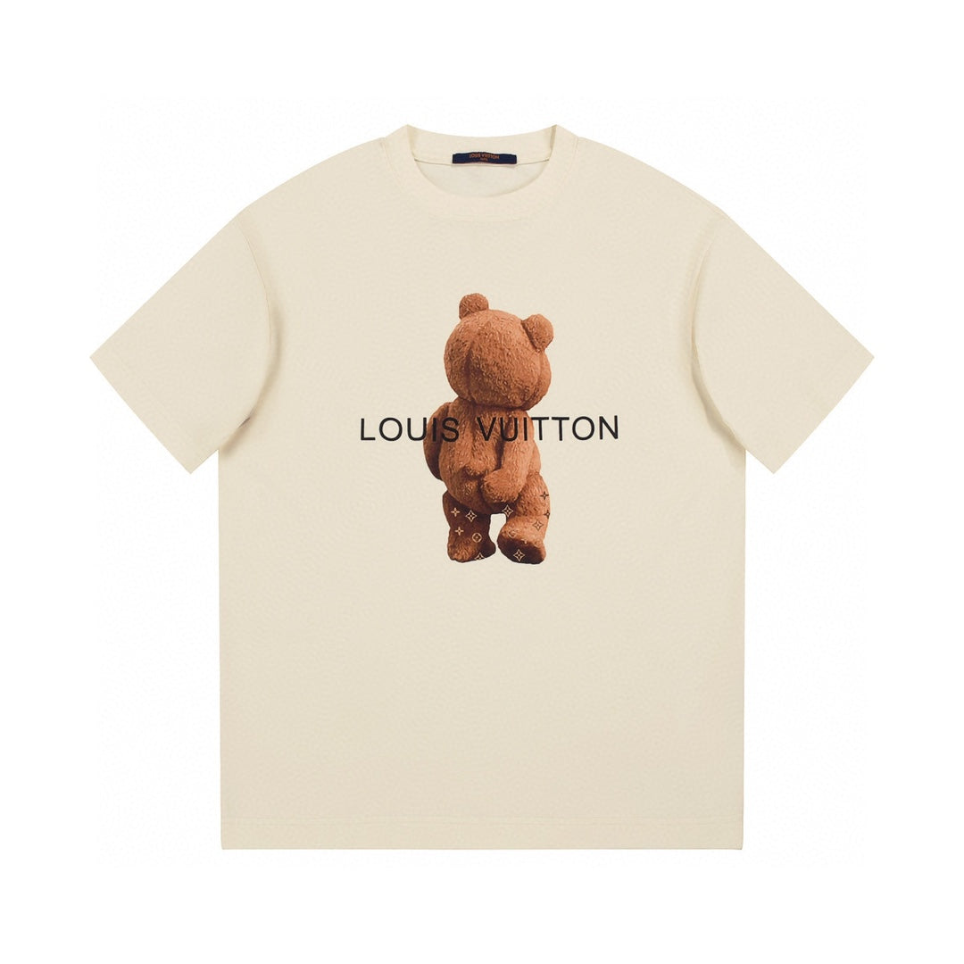 T-shirt mode imprimé ours