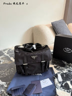Minimalist Nylon Messenger Bag