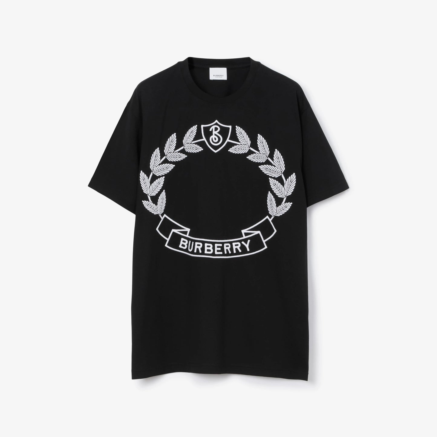 T-shirt en coton blason feuille de chêne