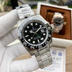 5-Style Luxury Collection (Silver, Gold, Rose Gold & Two-Tone), Classic Sport GMT Style