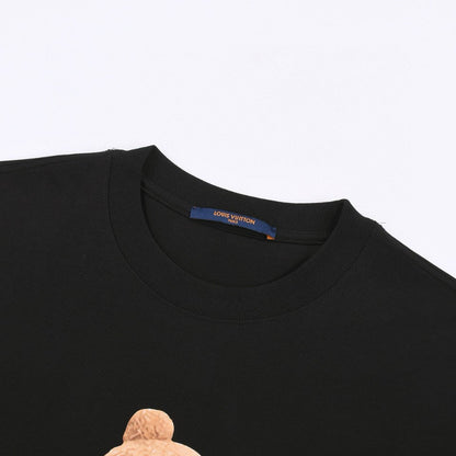 T-shirt mode imprimé ours