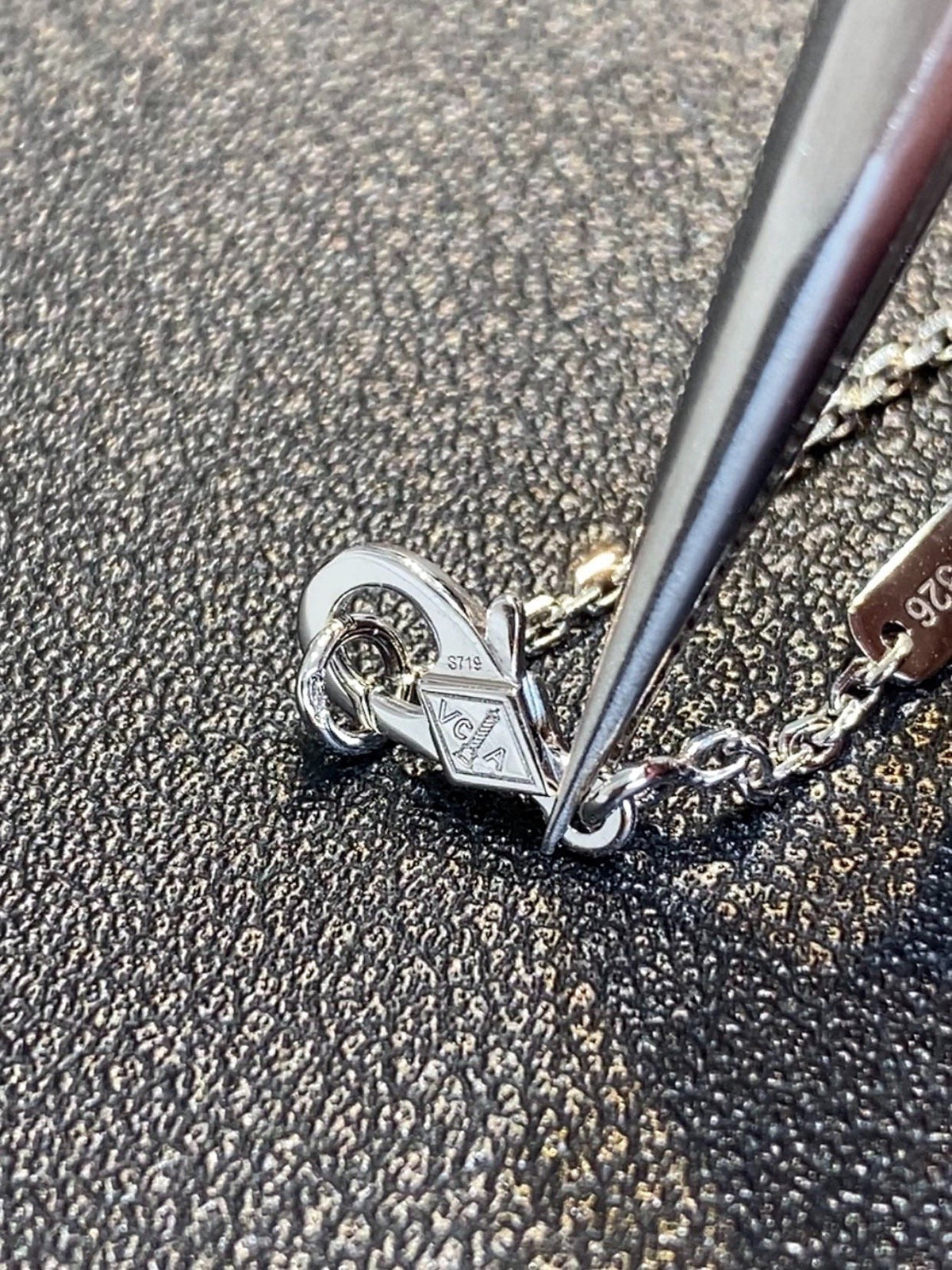 Guilloche Four-leaf Clover Necklace