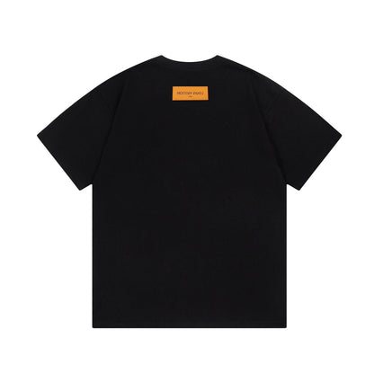 T-shirt imprimé lettres colorées