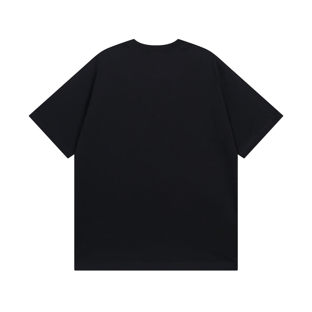 T-shirt à imprimé lettre simple