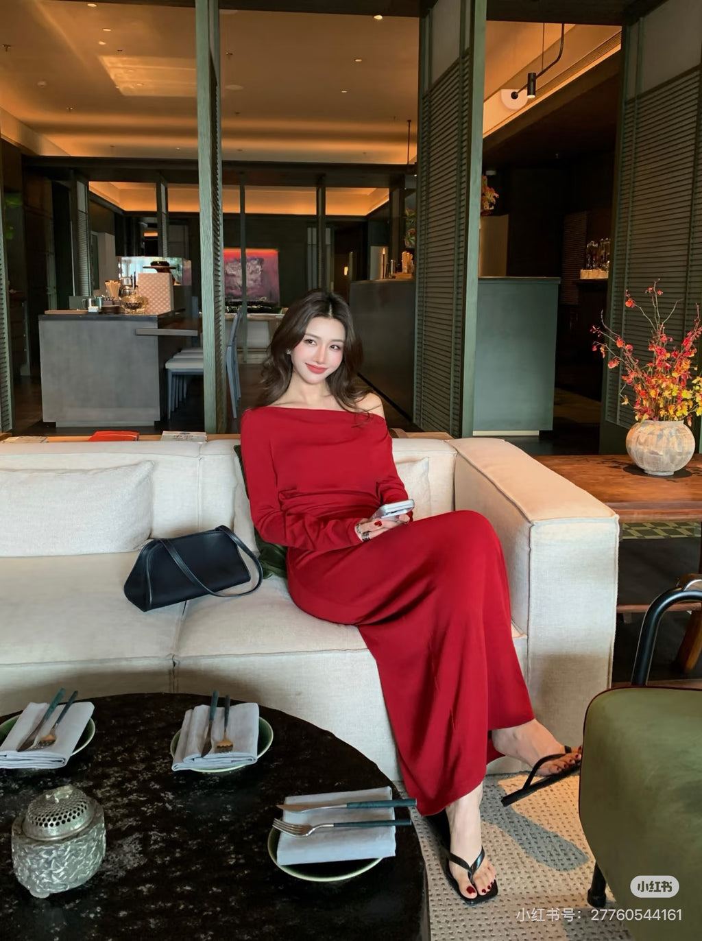 Minimalist Taupe Brown Shoulder Bag