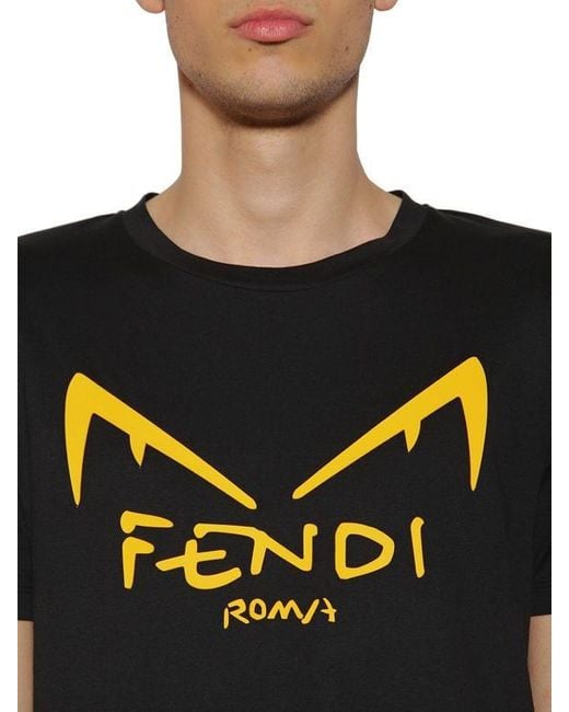 T-shirt en coton imprimé Diabolic Eyes