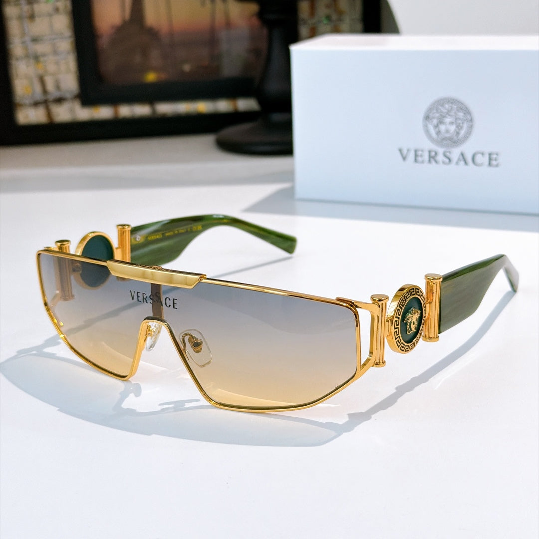 6 Color Futuristic Shield Sunglasses - VE6821