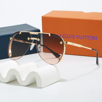 Lunettes de soleil tendance en métal style européen et américain, nouveauté 2026