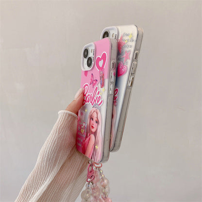 Bonita Funda con Colgante de Cortina de Cuentas de Princesa