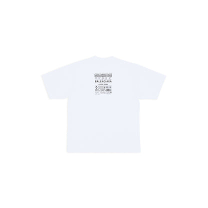 T-SHIRT HOMME AVEC ÉTIQUETTE ENTRETIEN COUPE CLASSIQUE