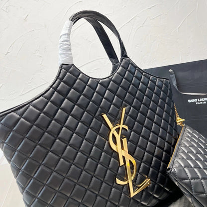 Gaby Quilted Textured Shopping Bag
