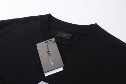T-shirt à imprimé lettre simple