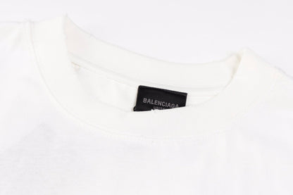 T-shirt à imprimé lettres classiques