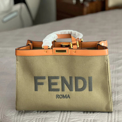 Peekaboo Series Canvas Shopping Bag