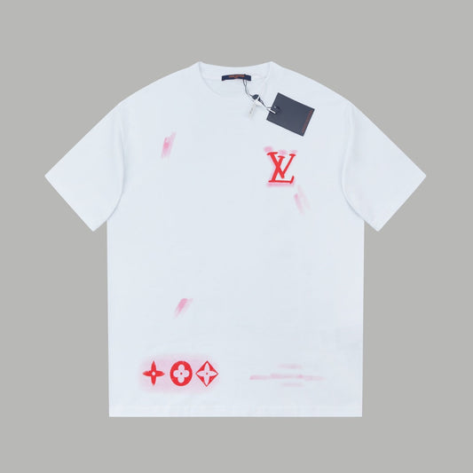 T-shirt avec logo gribouillé dessiné à la main