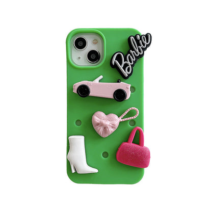 Estuche de silicona con agujeros para joyería DIY
