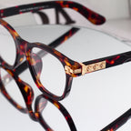 Retro Square Acetate Frame Sunglasses - 0758